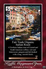 Fair Trade Organic Italian Roast Blend Coffee
